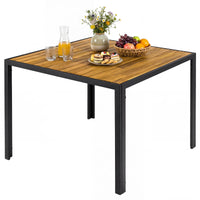 Tangkula 36" Square Patio Dining Table for 4