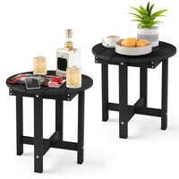 Tangkula Outdoor Side Table HIPS Adirondack Side Table(1/2)