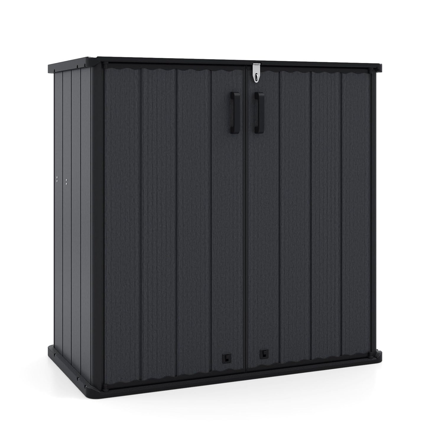 angkula 175 Gallon Outdoor Storage Box All-Weather Resin Patio Storage Box