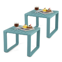 Table d'appoint Adirondack 18" de Tangkula résistante aux intempéries