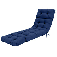 Tangkula Chaise Lounge Cushions for Outdoor Indoor Furniture
