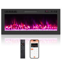 Tangkula 42” Wi-Fi Enabled Electric Fireplace