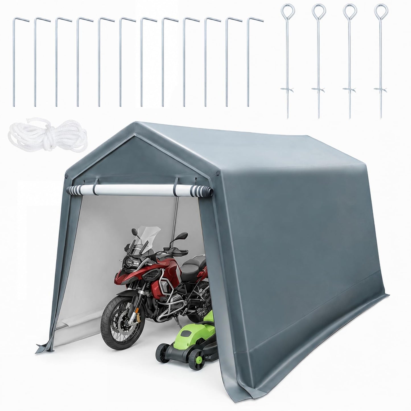Tangkula 8.3 x 14 FT Heavy Duty Outdoor Storage Shed