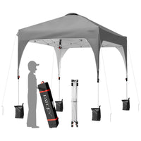 Tangkula 6.6 x 6.6 FT Outdoor Pop up Canopy Tent for Camping