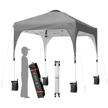 Tangkula 6.6 x 6.6 FT Outdoor Pop up Canopy Tent for Camping