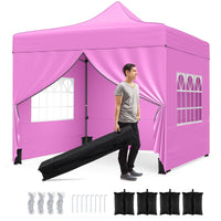 Tangkula 10x10 FT Pop Up Canopy for Party Event Camping