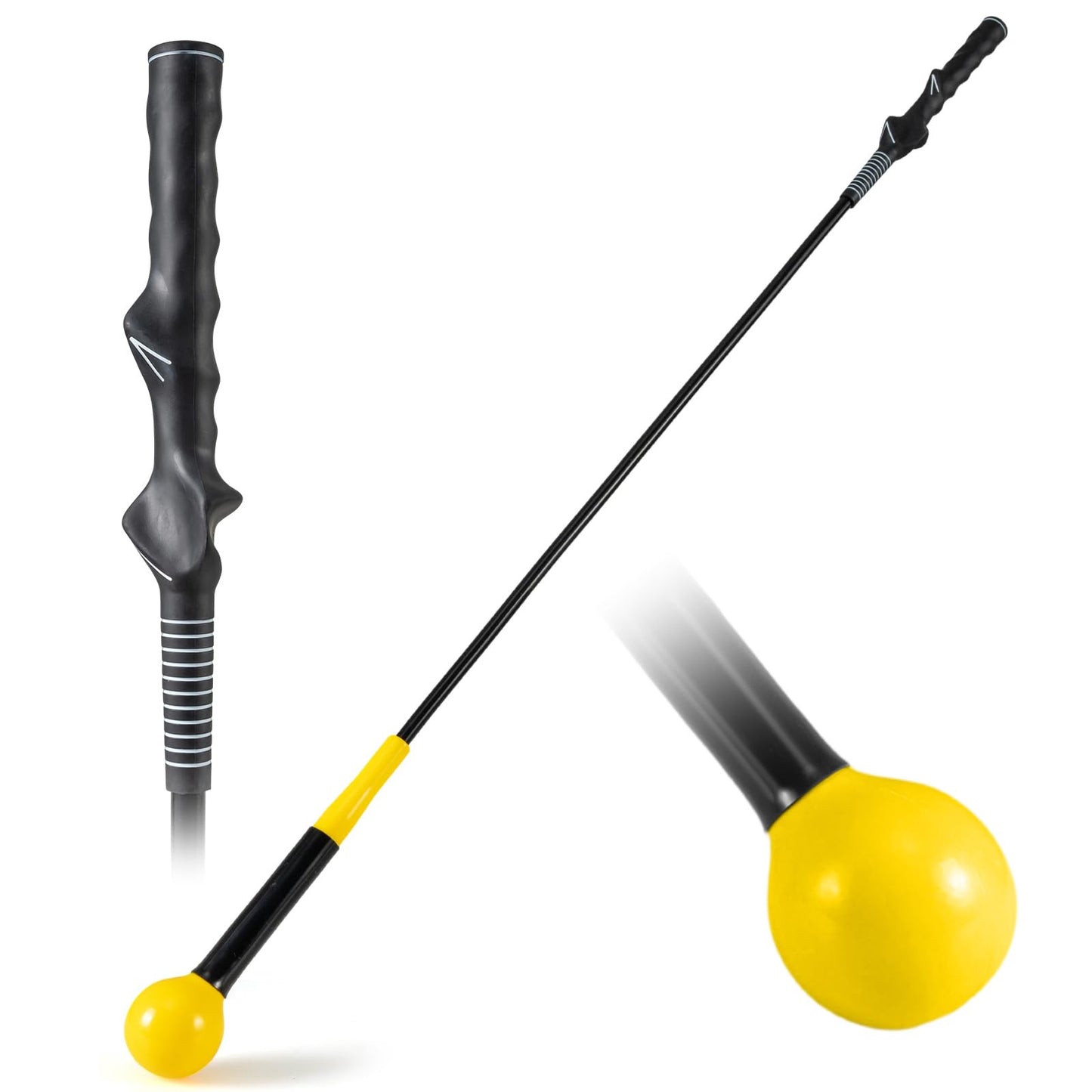 Tangkula Entraîneur de swing de golf avec tête lestée pour une meilleure prise