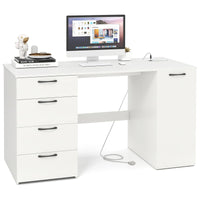 Tangkula 53" Computer Desk with 4 Storage Drawers