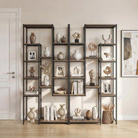 Tangkula 71” Tall Bookshelf with 12 Storage Shelves & Heavy-Duty Metal Frame