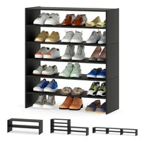 Tangkula Meuble à chaussures vertical 3 en 1