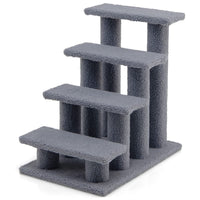 Tangkula Pet Stairs for Cats and Dogs for High Beds