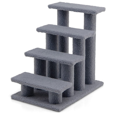 Tangkula Pet Stairs for Cats and Dogs for High Beds