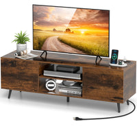 Tangkula TV Stand for 60" TVs for Living Room