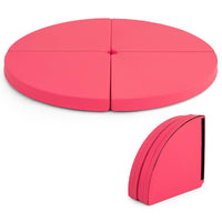 Tangkula Pole Dance Mat with EPE Foam Padding & PU Cover