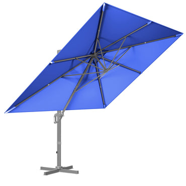 Tangkula 10x13ft Patio Rectangular Umbrella for Market