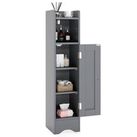 Tangkula Bathroom Storage Cabinet with Door for Small Spaces