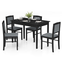 Tangkula Dining Table Set for 4