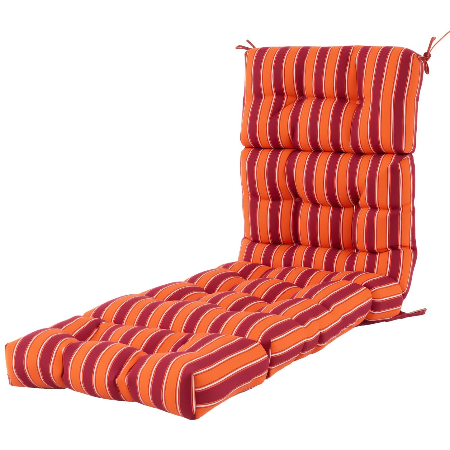 Tangkula Chaise Lounge Cushions for Outdoor Indoor Furniture
