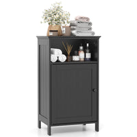 Tangkula Bathroom Floor Storage Cabinet
