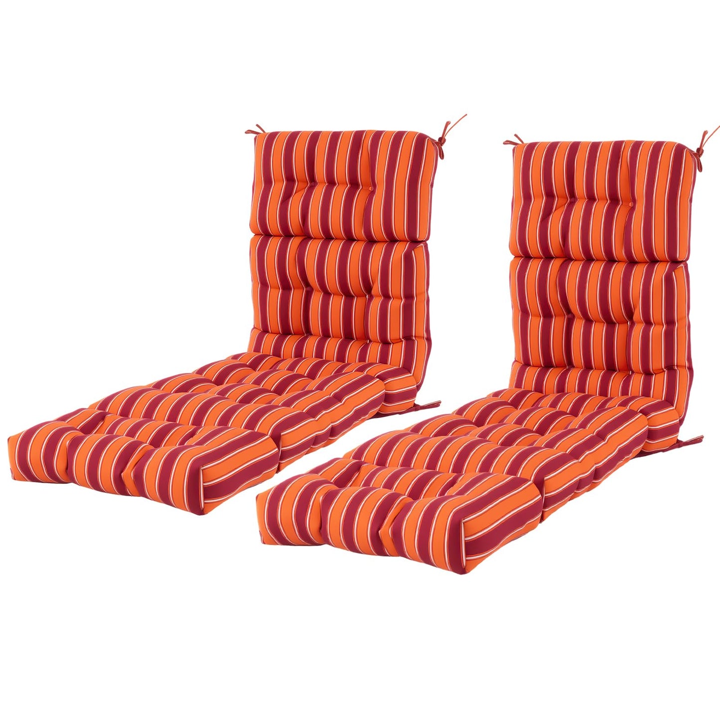 Tangkula Chaise Lounge Cushions for Outdoor Indoor Furniture