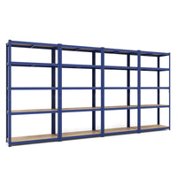 Tangkula 5-Tier Heavy Duty Metal Shelving with 2000 LBS Load, 35" / 47" Wide