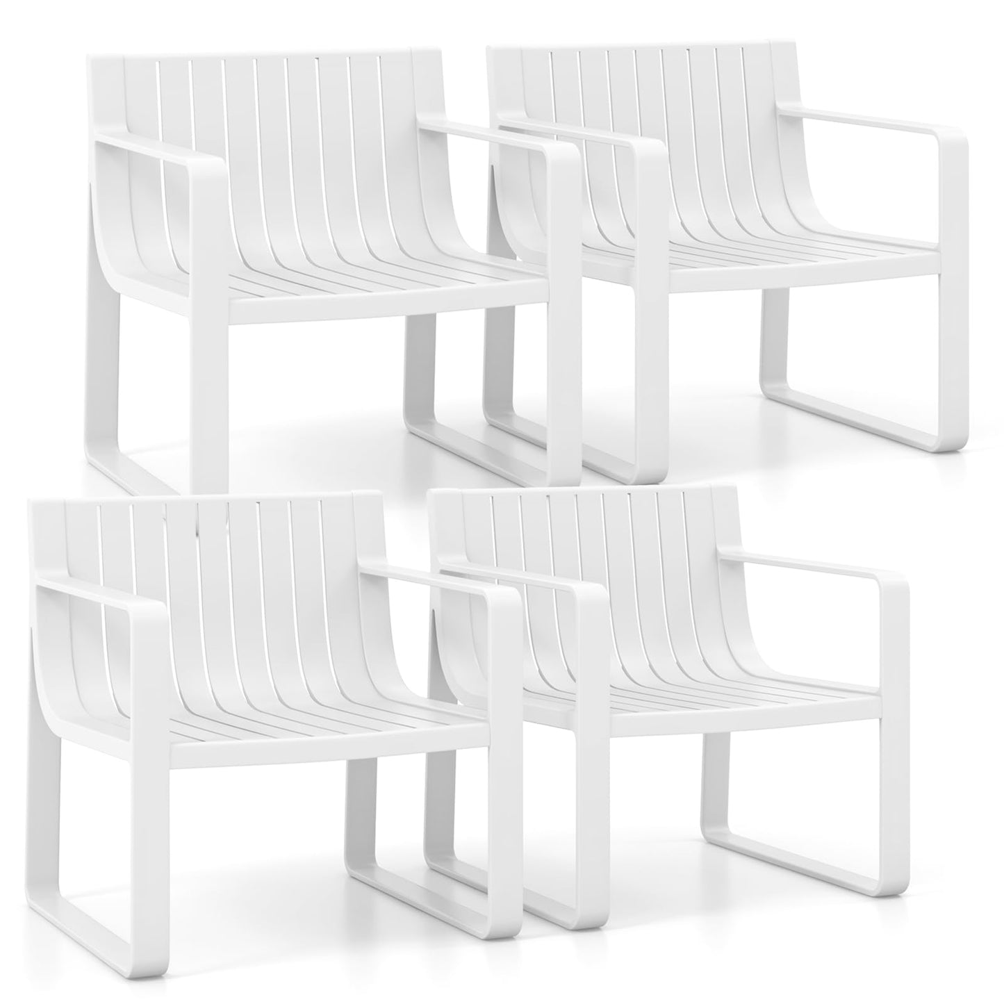 Tangkula Patio Chairs Set of 2/4