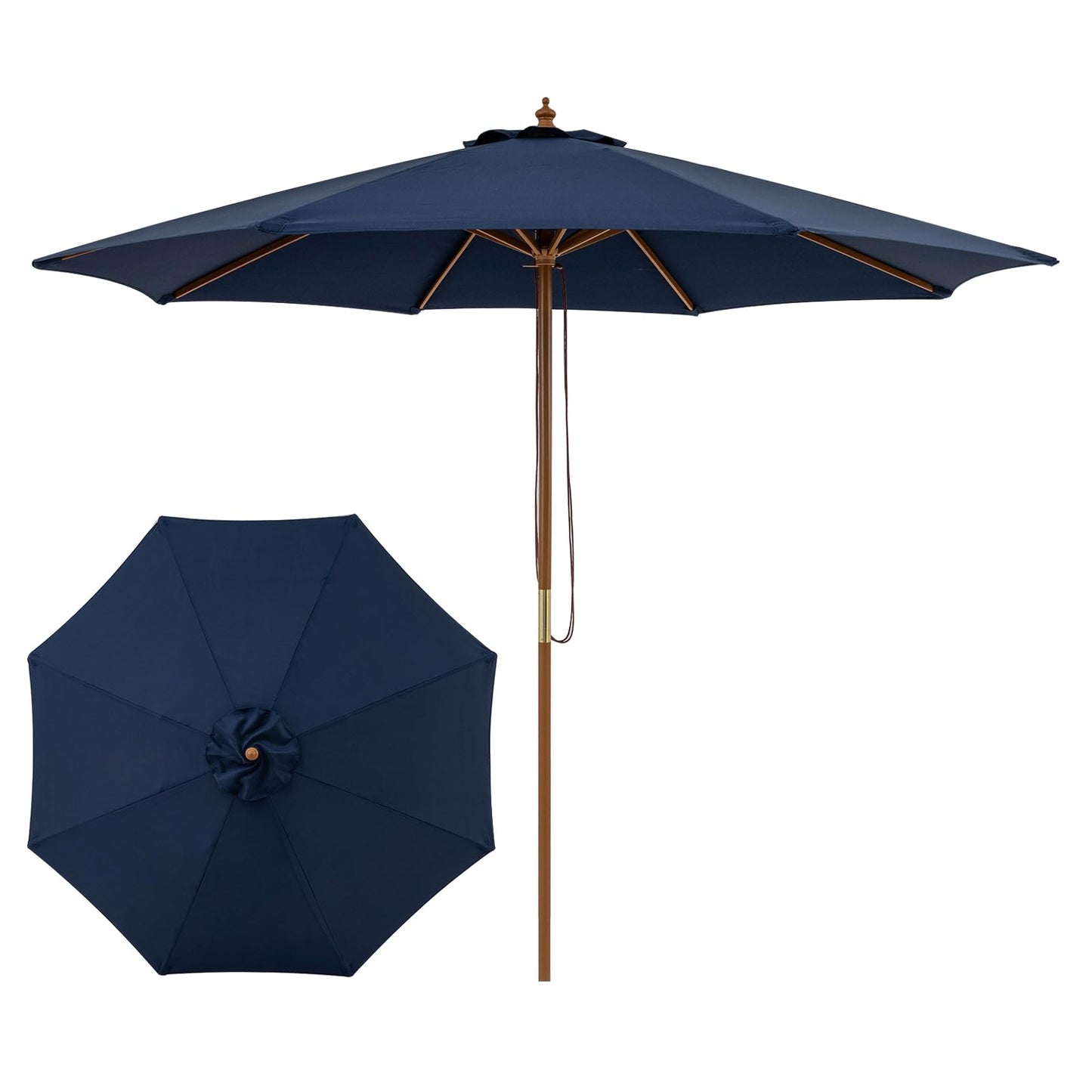 Tangkula 9 FT Patio Umbrella Outdoor Table Market Umbrella