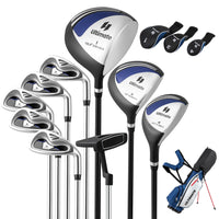Tangkula 9/10/12 Pieces Men's Complete Golf Clubs Set