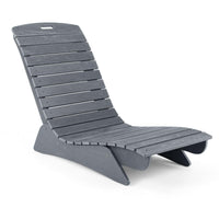 Chaise longue Tangkula en PEHD pour piscine, pour une profondeur d'eau de 5,5" à 8,5"