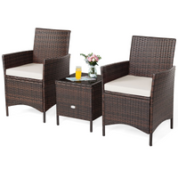 Tangkula 3-Piece Patio Conversation Set