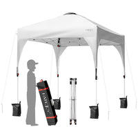 Tangkula 6.6 x 6.6 FT Outdoor Pop up Canopy Tent for Camping