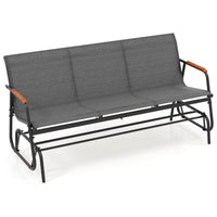 Tangkula 2/3-Person Outdoor Glider Bench