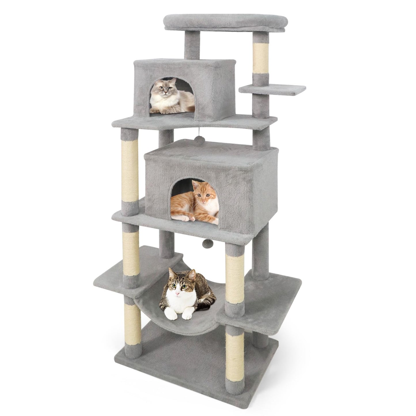 Tangkula 70 Inch Tall Cat Tree with Sisal Scratching Posts