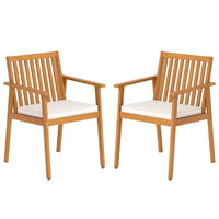 Tangkula 2/4 Pieces Patio Dining Chairs