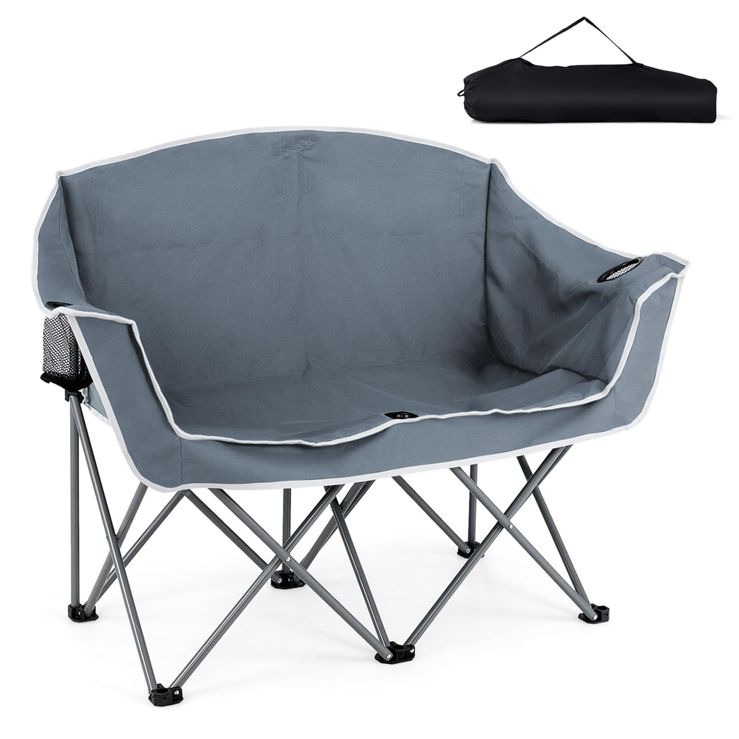 Chaise de camping Tangkula 2 places pour la plage