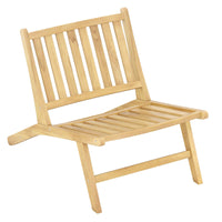 Tangkula Teak Wood Outdoor Accent Chairs（1/2/4）