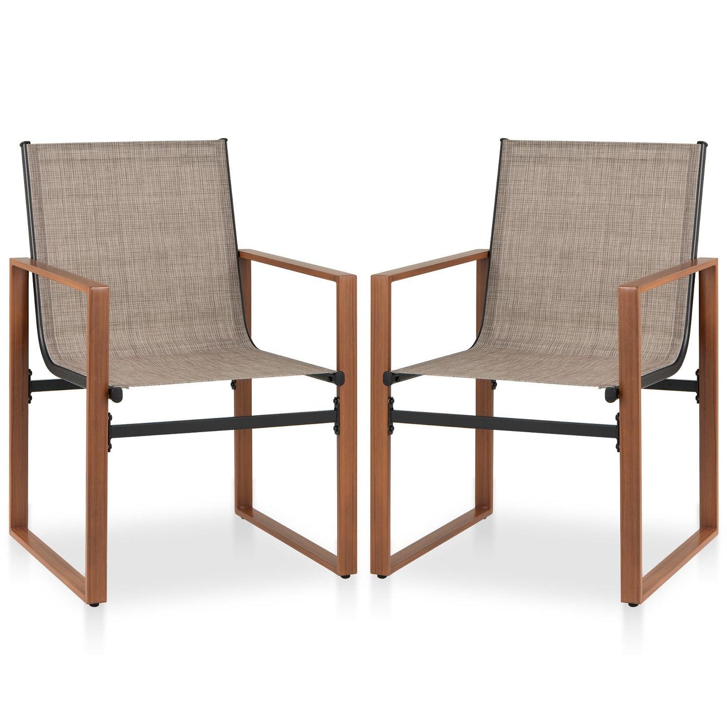 Tangkula Outdoor Dining Chairs Set of 2/4