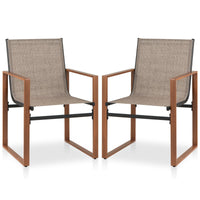 Tangkula Outdoor Dining Chairs Set of 2/4