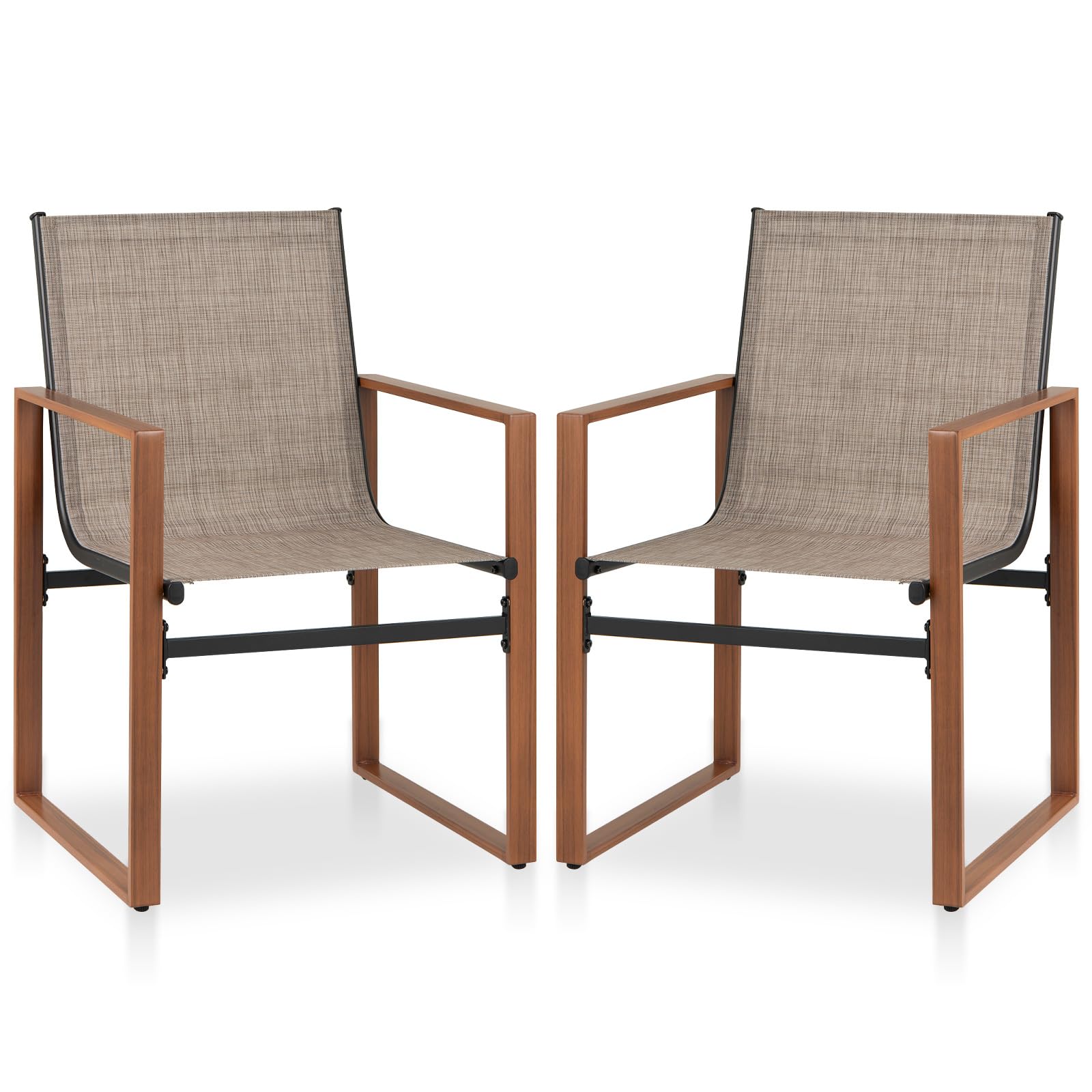 Tangkula Outdoor Dining Chairs Set of 2/4
