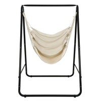 Tangkula Hammock with Stand Included, Freestanding Hammock Chair
