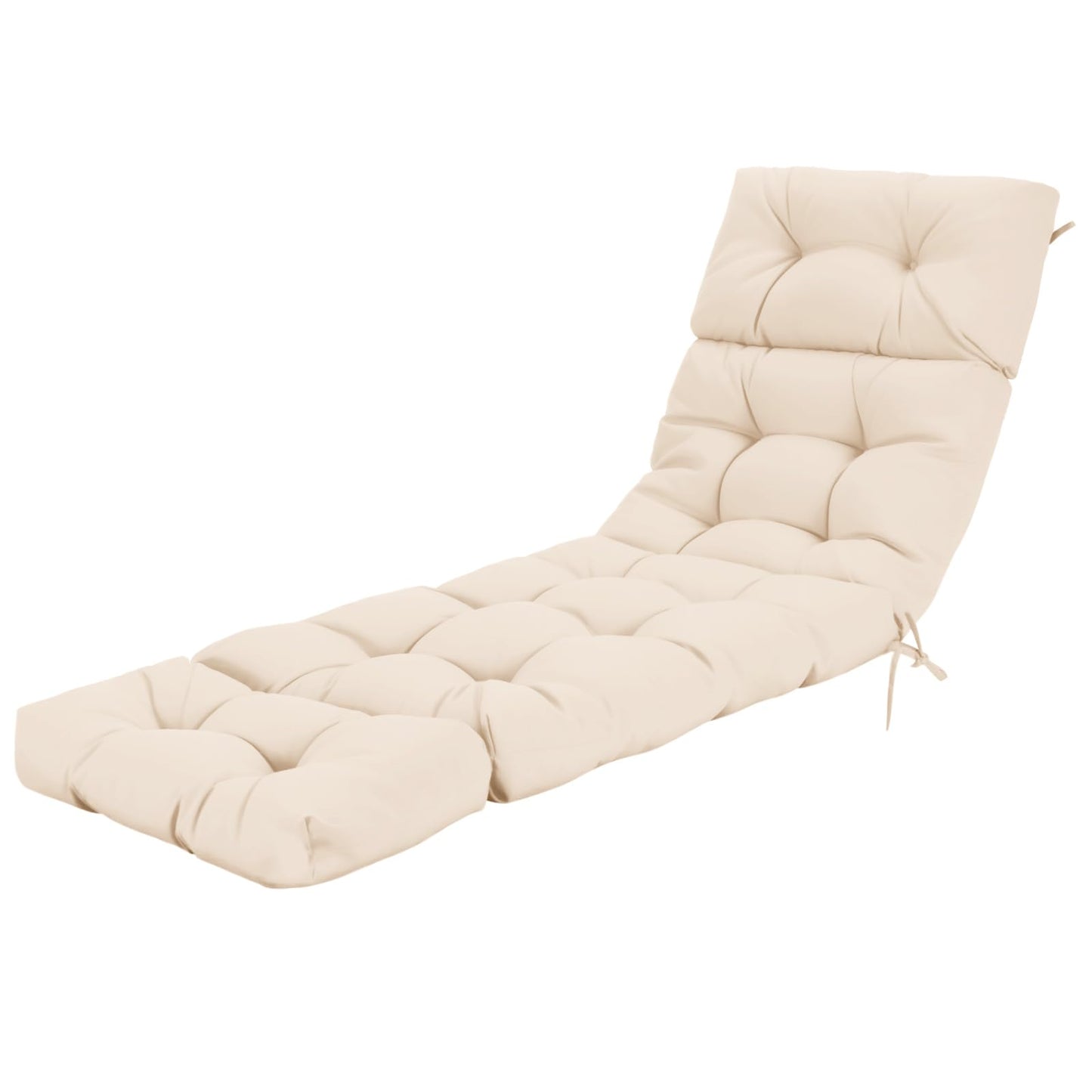 Tangkula Chaise Lounge Cushions for Outdoor Indoor Furniture