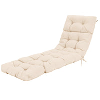 Tangkula Chaise Lounge Cushions for Outdoor Indoor Furniture