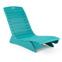 Chaise longue Tangkula en PEHD pour piscine, pour une profondeur d'eau de 5,5" à 8,5"