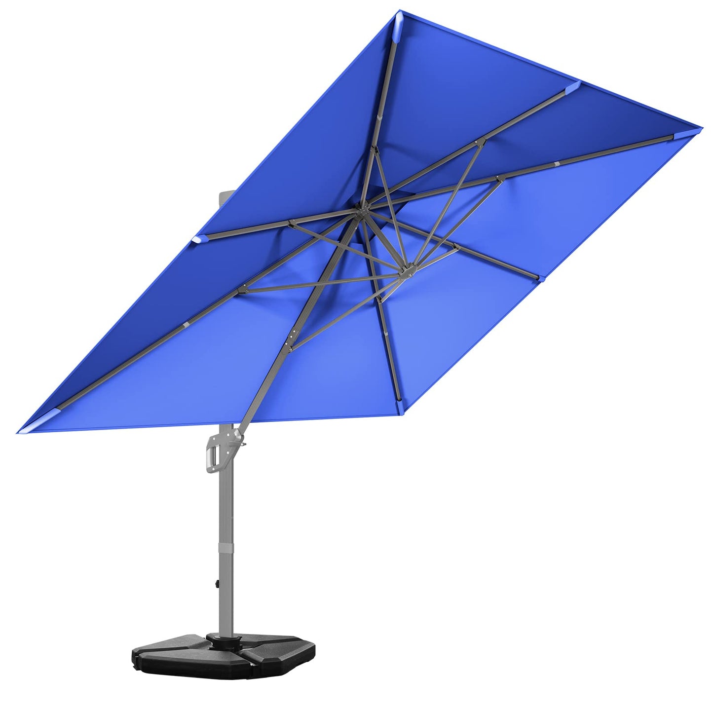Tangkula 10x13ft Patio Offset Rectangular Umbrella