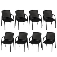 Tangkula Conference Chairs, Office Guest Chairs with Ergonomic Mesh Backrest