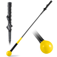 Tangkula Entraîneur de swing de golf avec tête lestée pour une meilleure prise