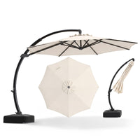 Tangkula 11FT Patio Umbrella with Base Included