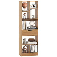 Tangkula 61” Tall Open Bookcase with Drawer 8-Cube Display Storage Cabinet Organizer(1/2)