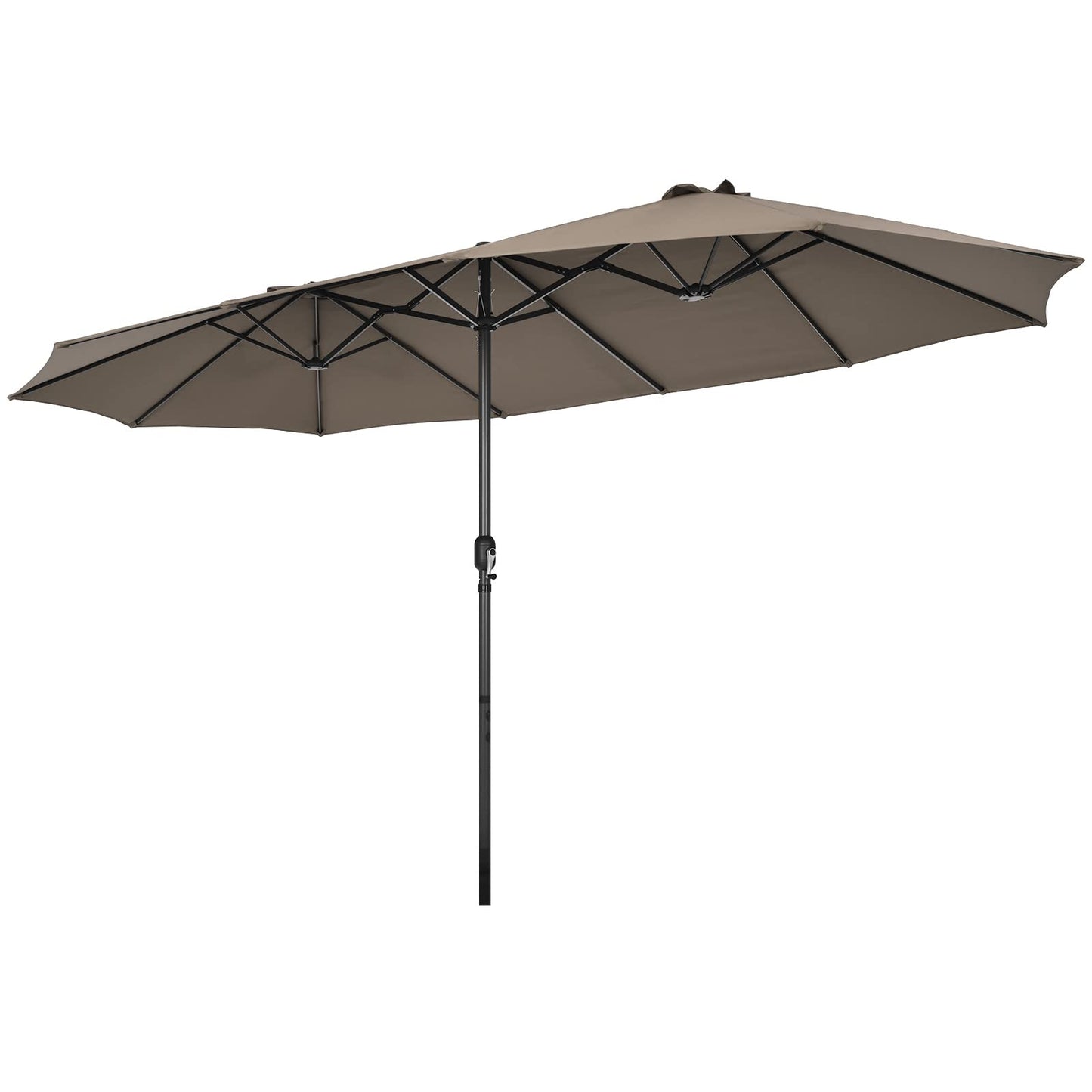 Tangkula 15Ft Double-Sided Patio Umbrella