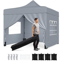 Tangkula 10x10 FT Pop Up Canopy for Party Event Camping
